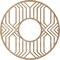 Ekena Millwork Empire Wood Fretwork Pierced Ceiling Medallion, Red Oak, 24"OD x 8 3/4"ID x 1/4"T CMWP24X24X0250EPRO - alternate 5